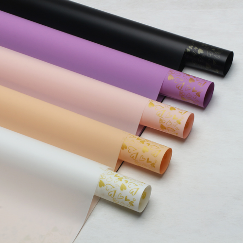 "Love Around the Corner" Matte Floral Wrapping Paper