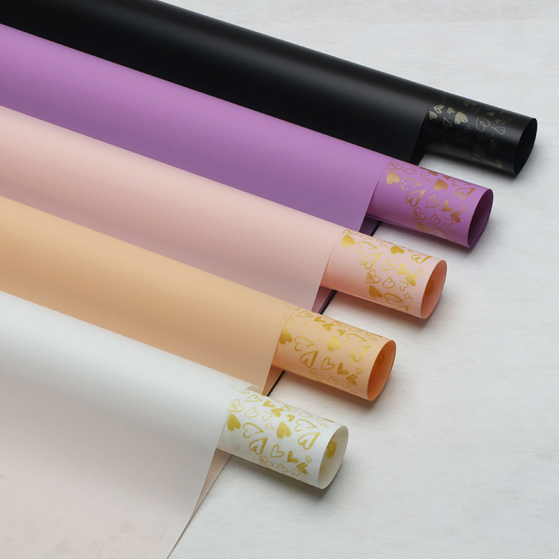 "Love Around the Corner" Matte Floral Wrapping Paper