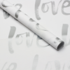 "LOVE" Floral Wrapping Paper — Plastic Film Flower Packaging
