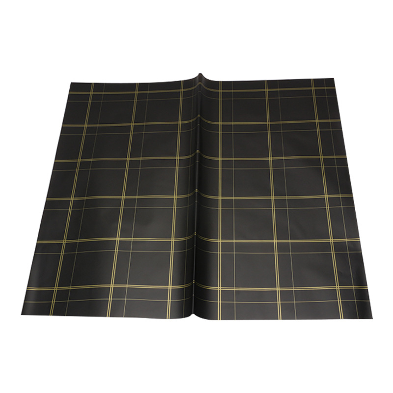 Minimalist Grid Bouquet Wrapping Paper