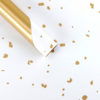 Floating Gold Foil Floral Wrapping Paper