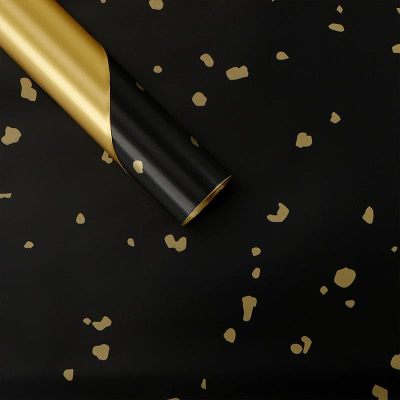 Floating Gold Foil Floral Wrapping Paper