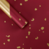 Floating Gold Foil Floral Wrapping Paper