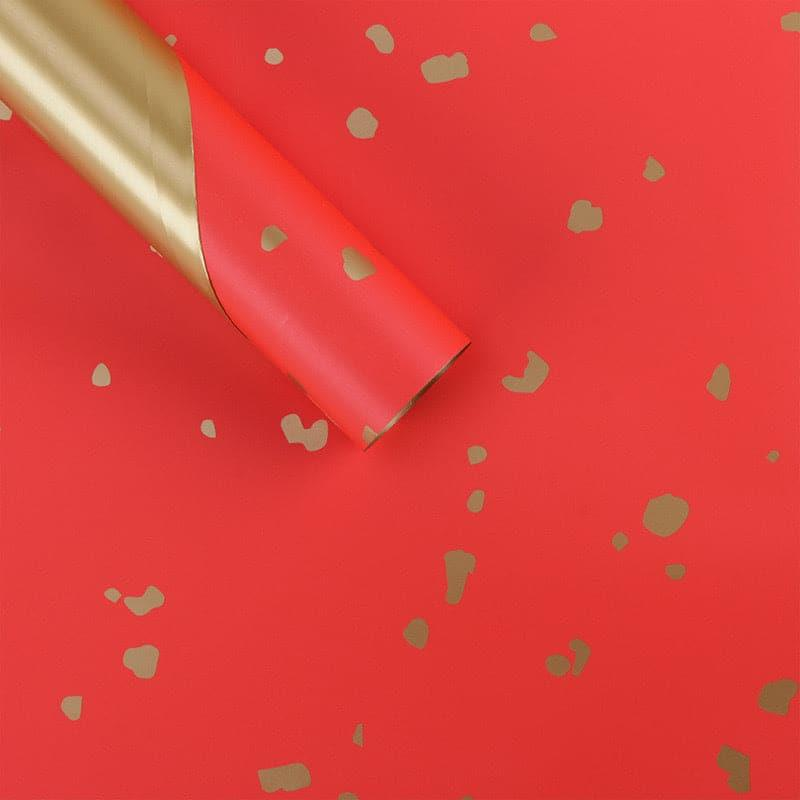 Floating Gold Foil Floral Wrapping Paper