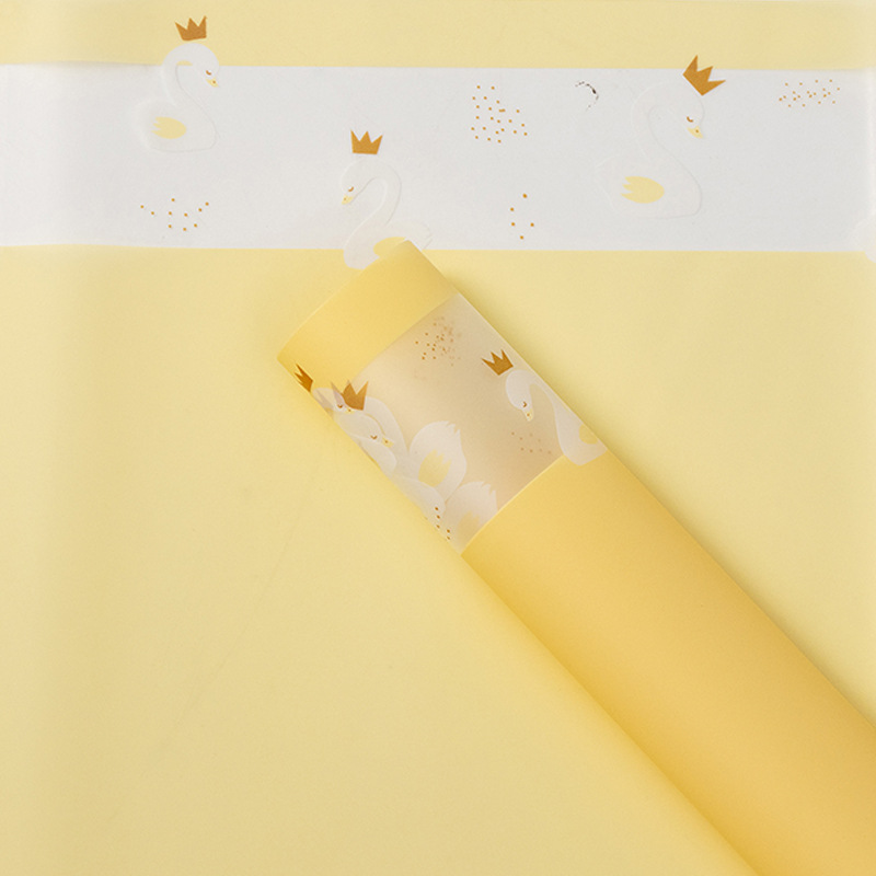Swan Princess Floral Wrapping Paper