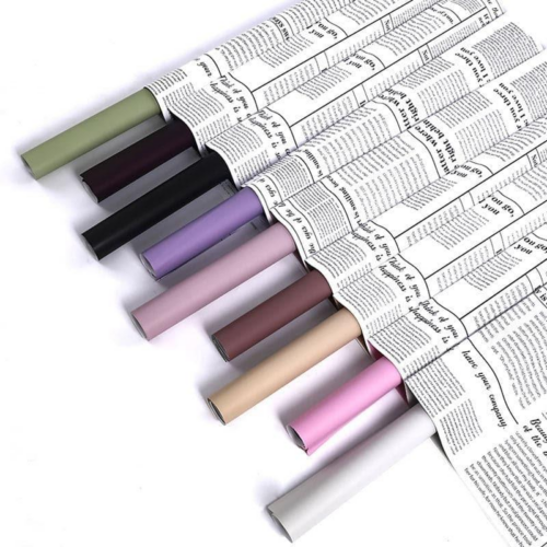 Poetic England Floral Wrapping Paper