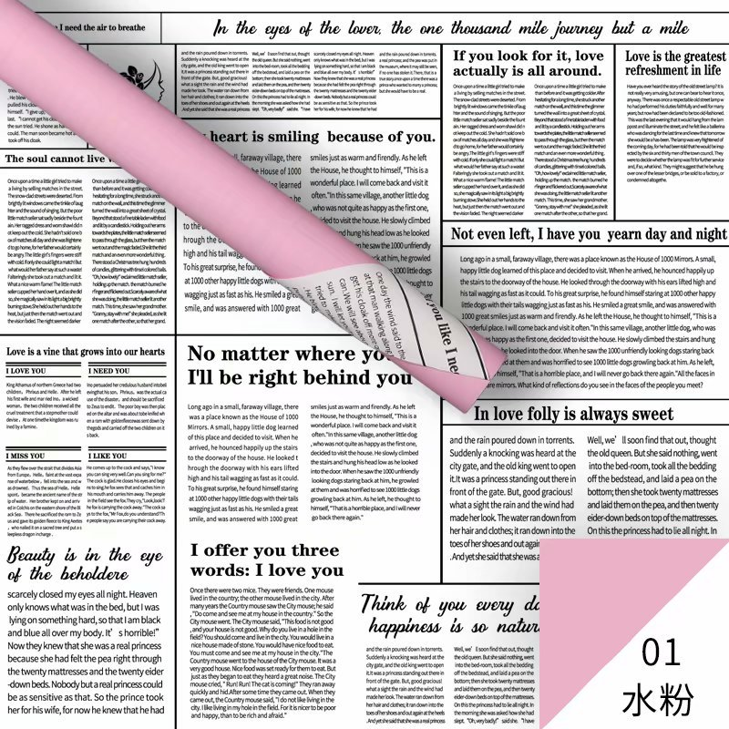 Poetic England Floral Wrapping Paper