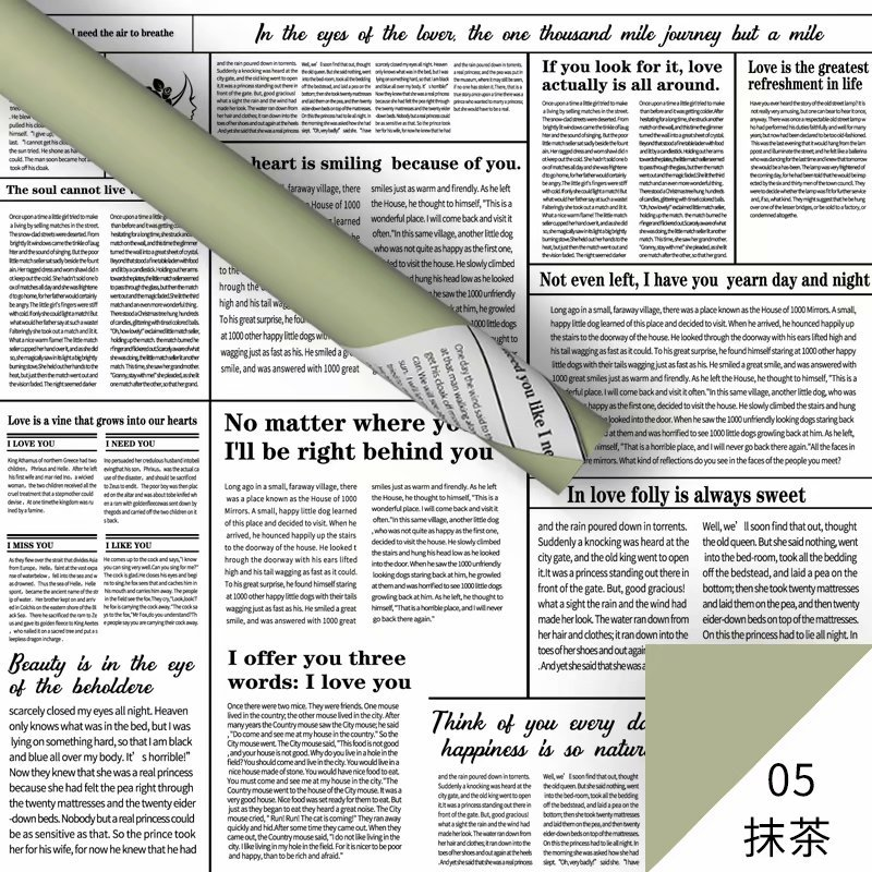 Poetic England Floral Wrapping Paper
