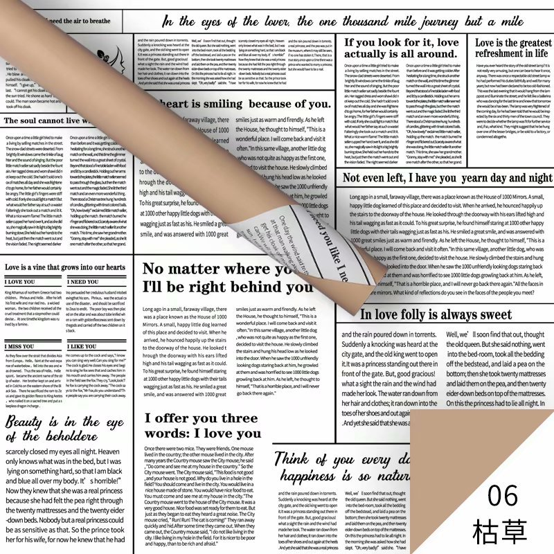 Poetic England Floral Wrapping Paper