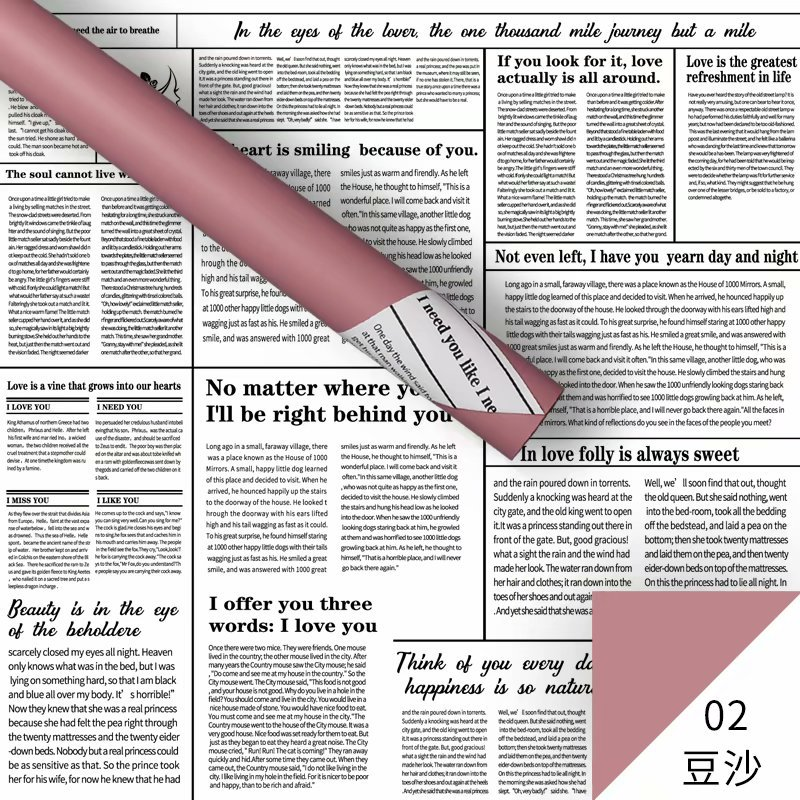 Poetic England Floral Wrapping Paper