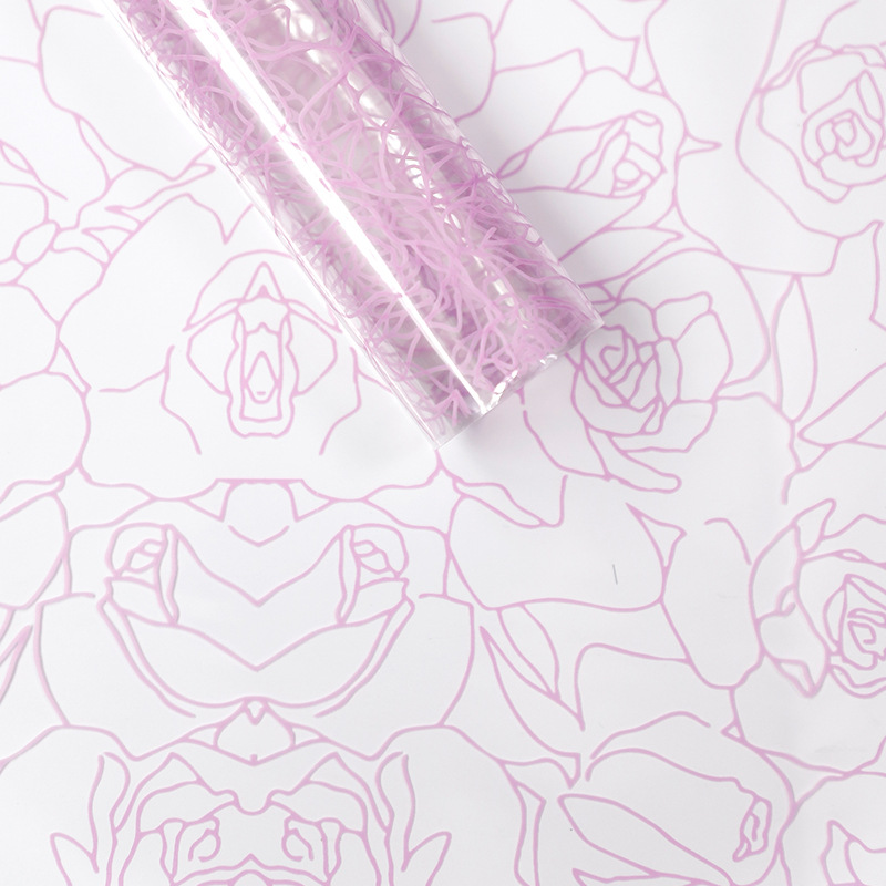 Rose-Patterned Wrapping Paper