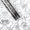 Rose-Patterned Wrapping Paper