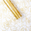 Rose-Patterned Wrapping Paper