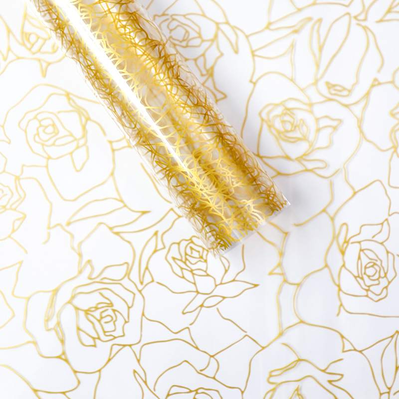 Rose-Patterned Wrapping Paper