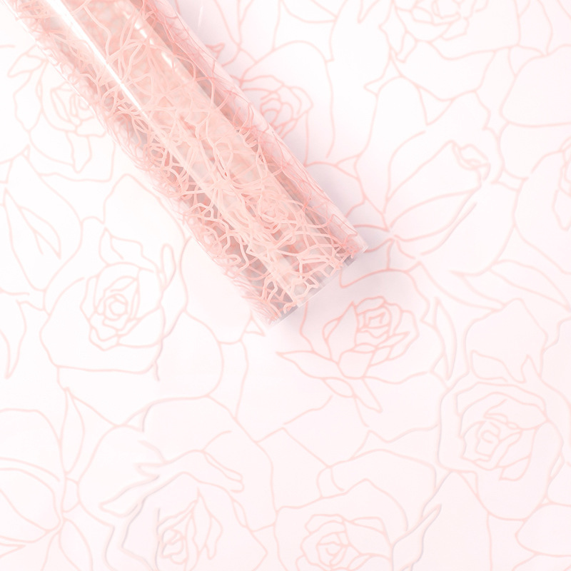 Rose-Patterned Wrapping Paper