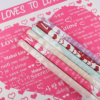 "Love Declaration" Floral Wrapping Paper (Pearlescent Film)