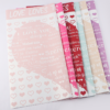 "Love Declaration" Floral Wrapping Paper (Pearlescent Film)