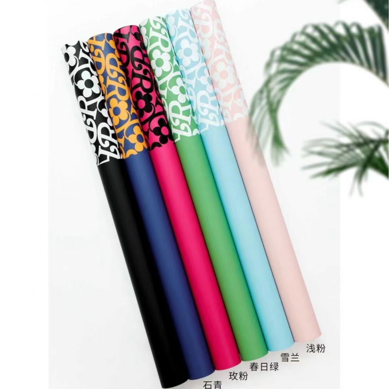 Floral-Bordered Wrapping Paper — 20 Sheets