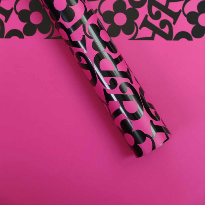 Floral-Bordered Wrapping Paper — 20 Sheets