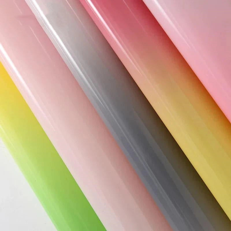 Candy Glass Flower Wrapping Paper