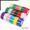 Solid-Color Ribbon — 4 cm, 25 Yards