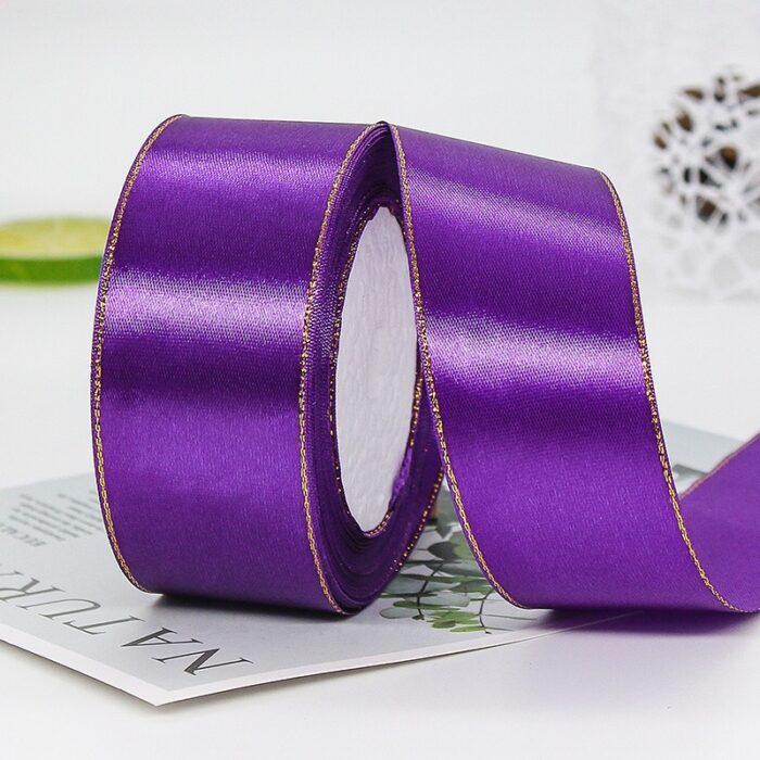 Solid-Color Ribbon — 4 cm, 25 Yards