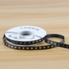 Gold-Stamped Heart Ribbon — 1 cm, 35 Yards