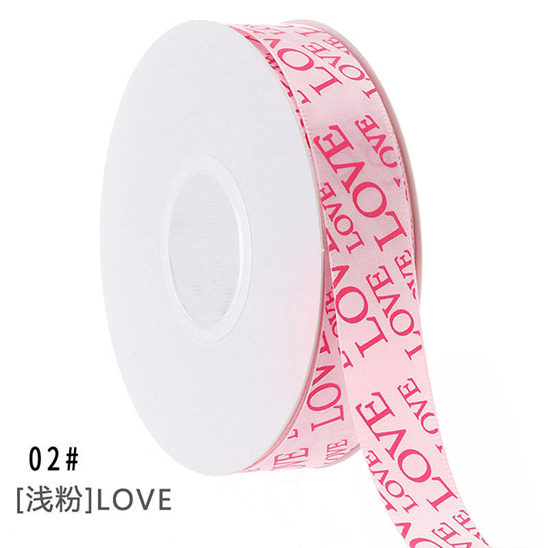 LOVE small heart flower wrapping ribbon