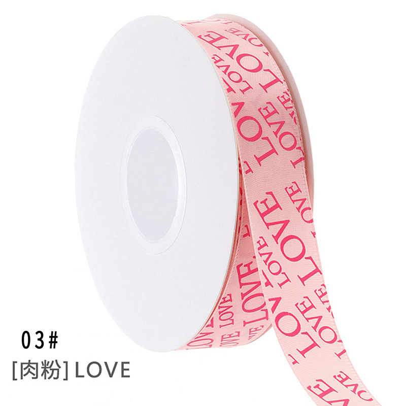 LOVE small heart flower wrapping ribbon