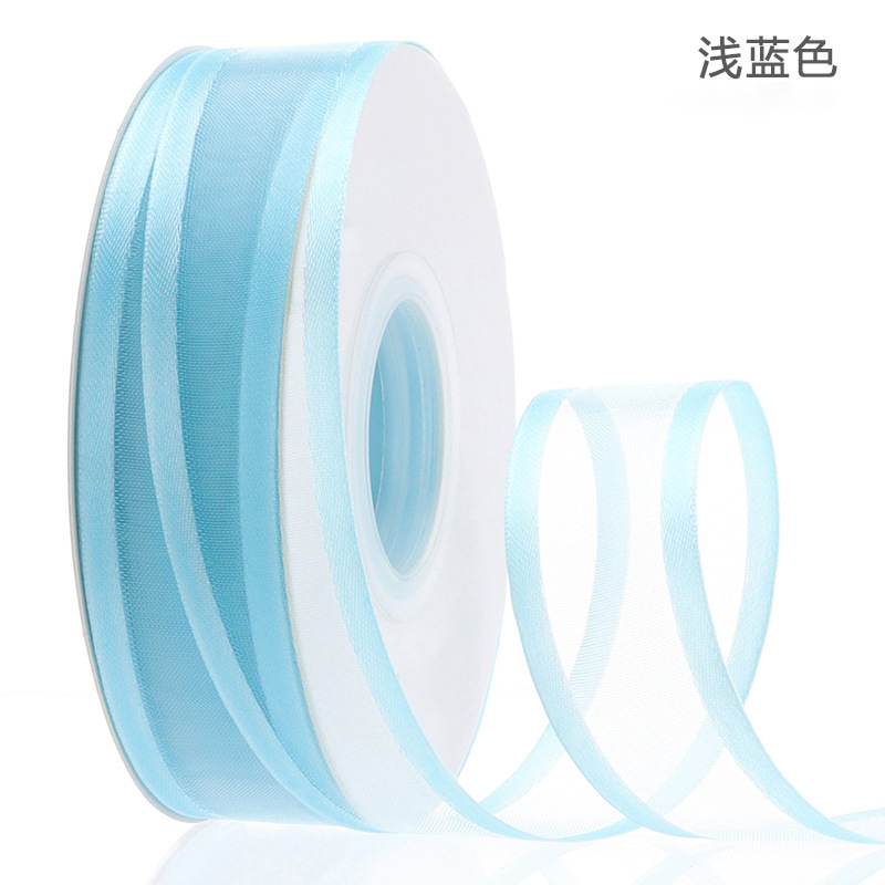 Soft yarn wide-brimmed chiffon ribbon
