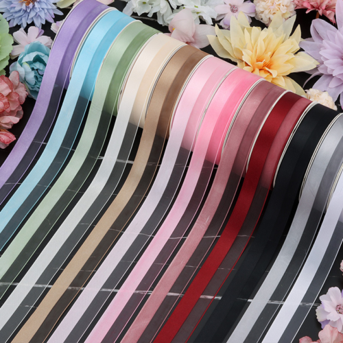 Charming tulle, half satin, half ribbon