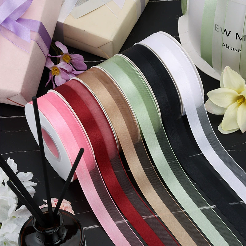 Charming tulle, half satin, half ribbon