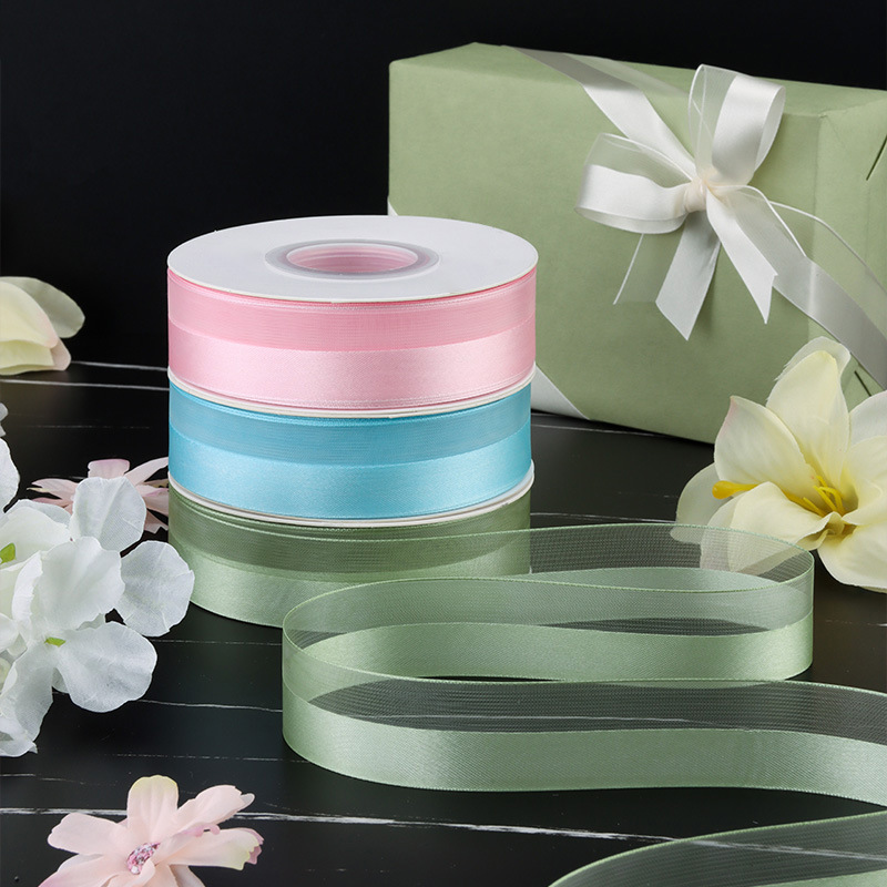 Charming tulle, half satin, half ribbon