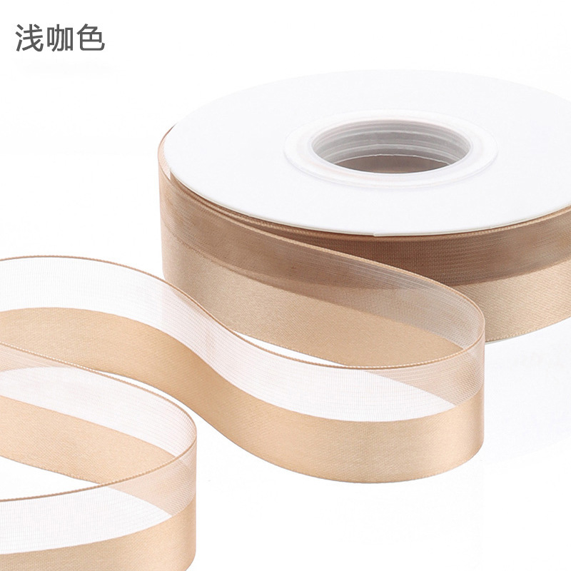 Charming tulle, half satin, half ribbon