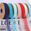 Lace trim ribbon polyester chiffon ribbon
