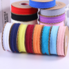 Lace trim ribbon polyester chiffon ribbon