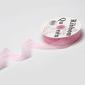 Lace trim ribbon polyester chiffon ribbon