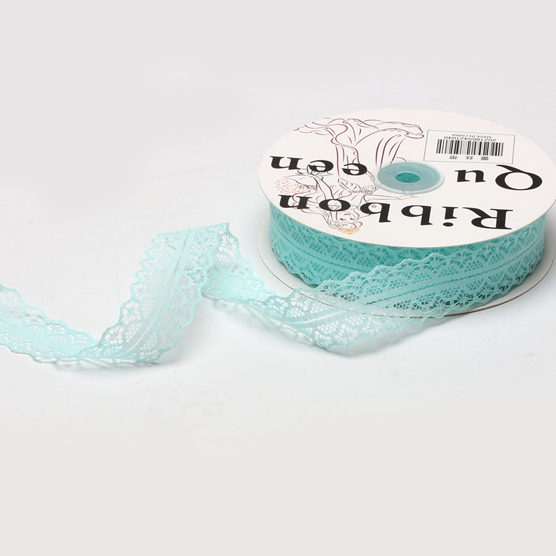 Lace trim ribbon polyester chiffon ribbon