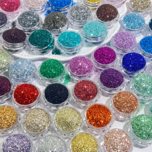 Fine powder, glitter powder, glitter powder