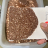 Fine powder, glitter powder, glitter powder