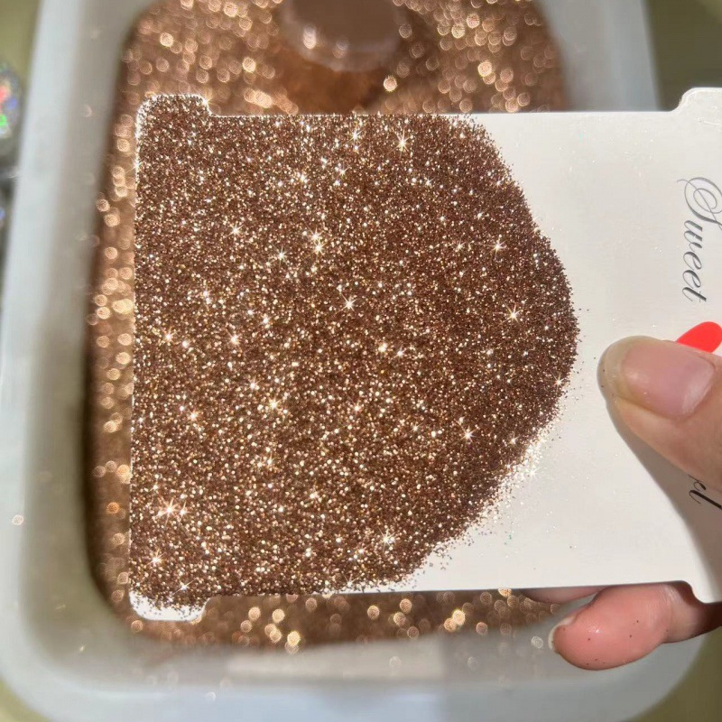 Fine powder, glitter powder, glitter powder