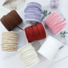 Korean deerskin rope, 0.3mm, colorful floral rope