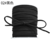 Korean deerskin rope, 0.3mm, colorful floral rope