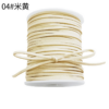 Korean deerskin rope, 0.3mm, colorful floral rope