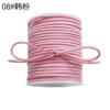 Korean deerskin rope, 0.3mm, colorful floral rope