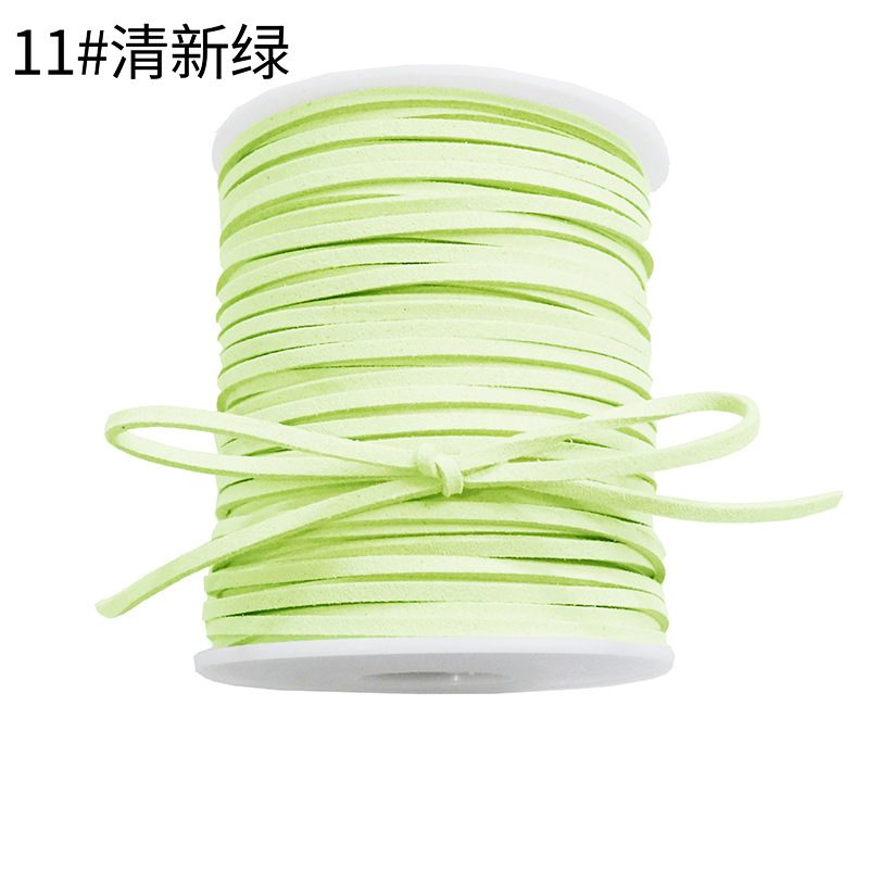 Korean deerskin rope, 0.3mm, colorful floral rope