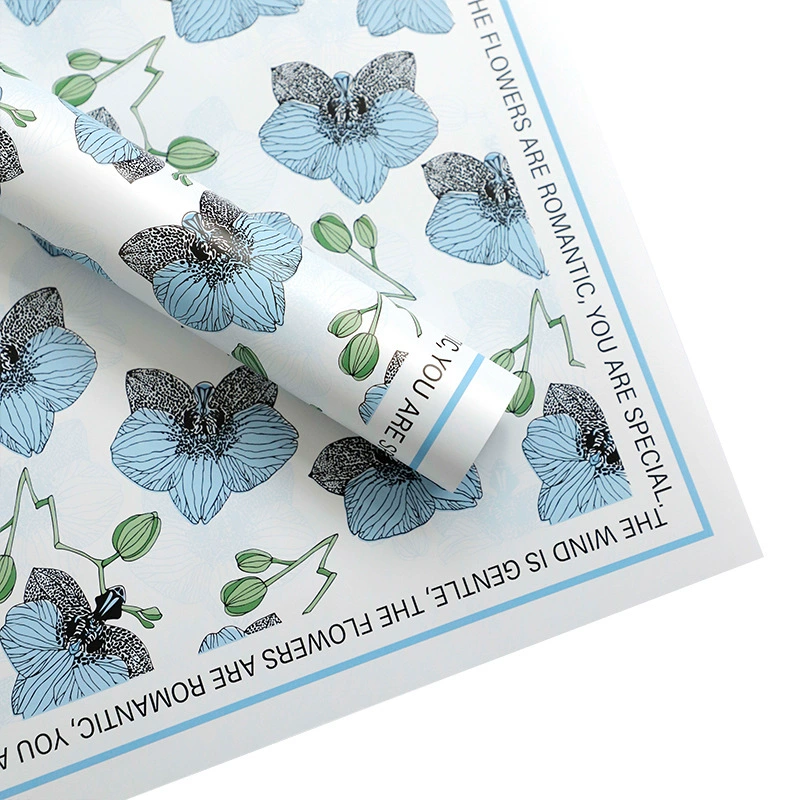Phalaenopsis orchid flower wrapping paper