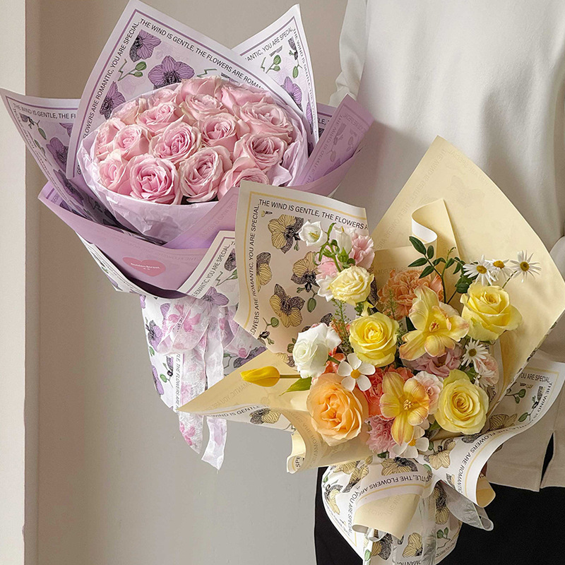 Phalaenopsis orchid flower wrapping paper