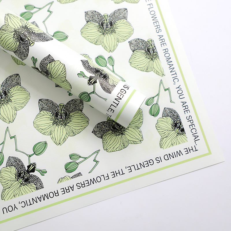 Phalaenopsis orchid flower wrapping paper