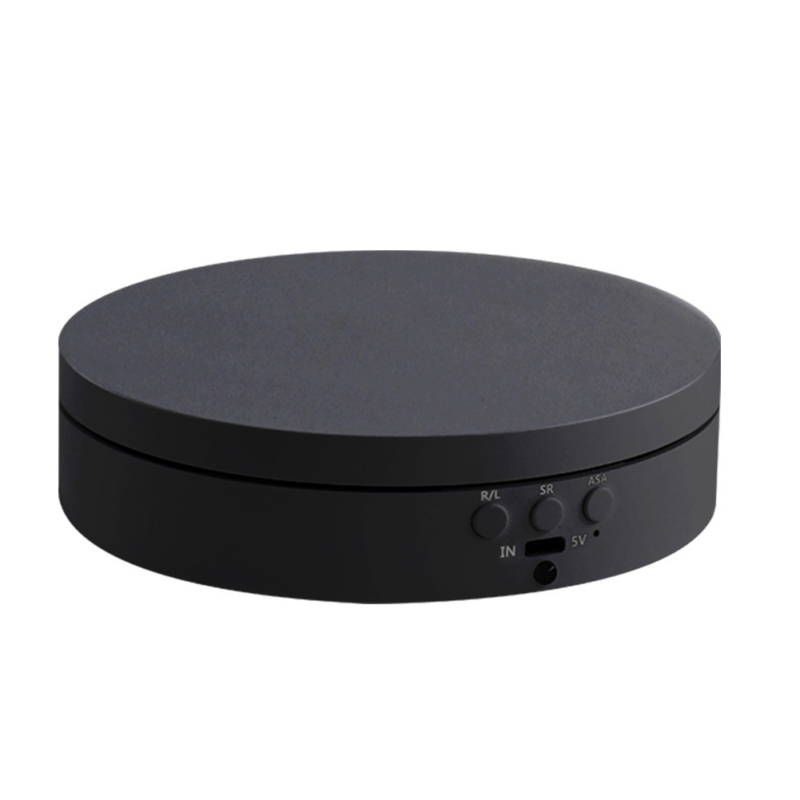 Electric turntable speed-adjustable charging automatic rotating display stand